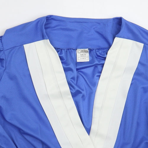Justine Womens Multicoloured   Basic Blouse Size 16