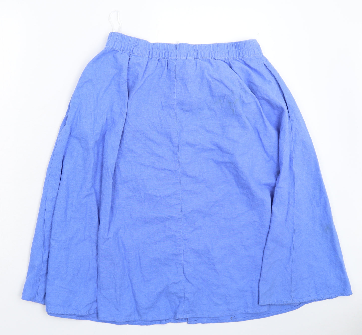 bonprix Womens Blue   Flare Skirt Size 16