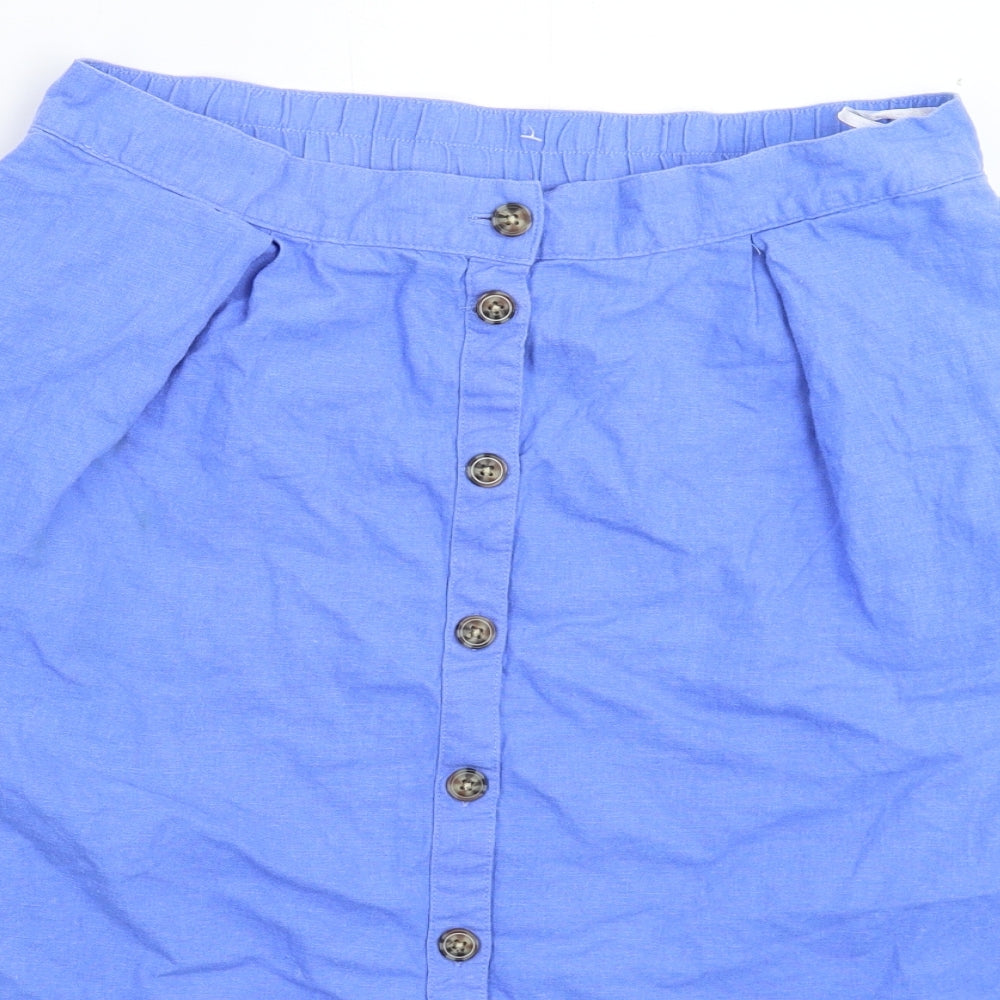 bonprix Womens Blue   Flare Skirt Size 16