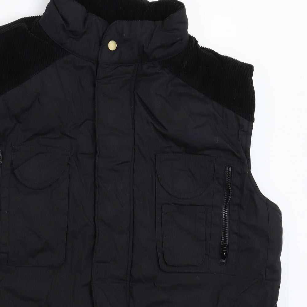 Groundwork Mens Black   Gilet Jacket Size L
