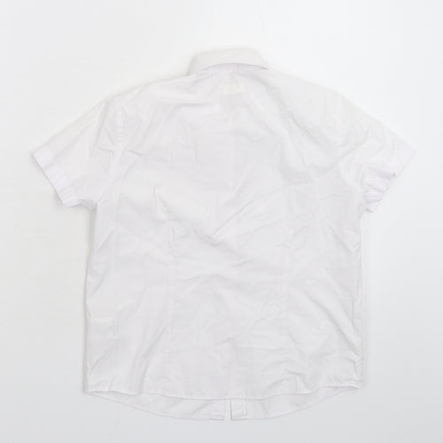 George Boys White   Basic Button-Up Size 7-8 Years