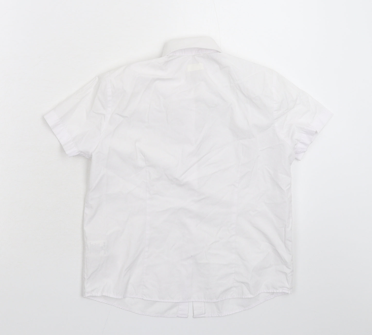 George Boys White   Basic Button-Up Size 7-8 Years