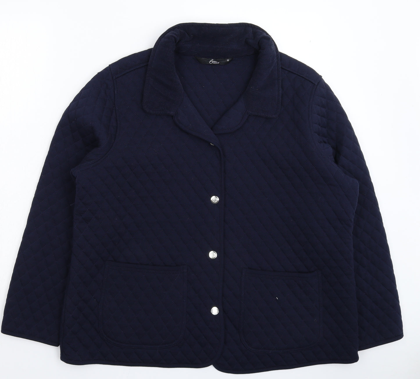 BM Womens Blue   Jacket Blazer Size 22