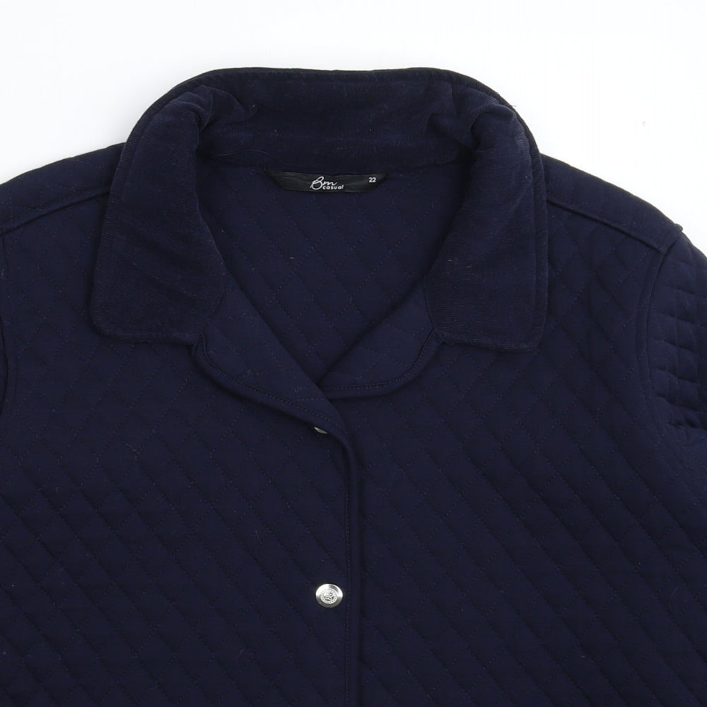 BM Womens Blue   Jacket Blazer Size 22