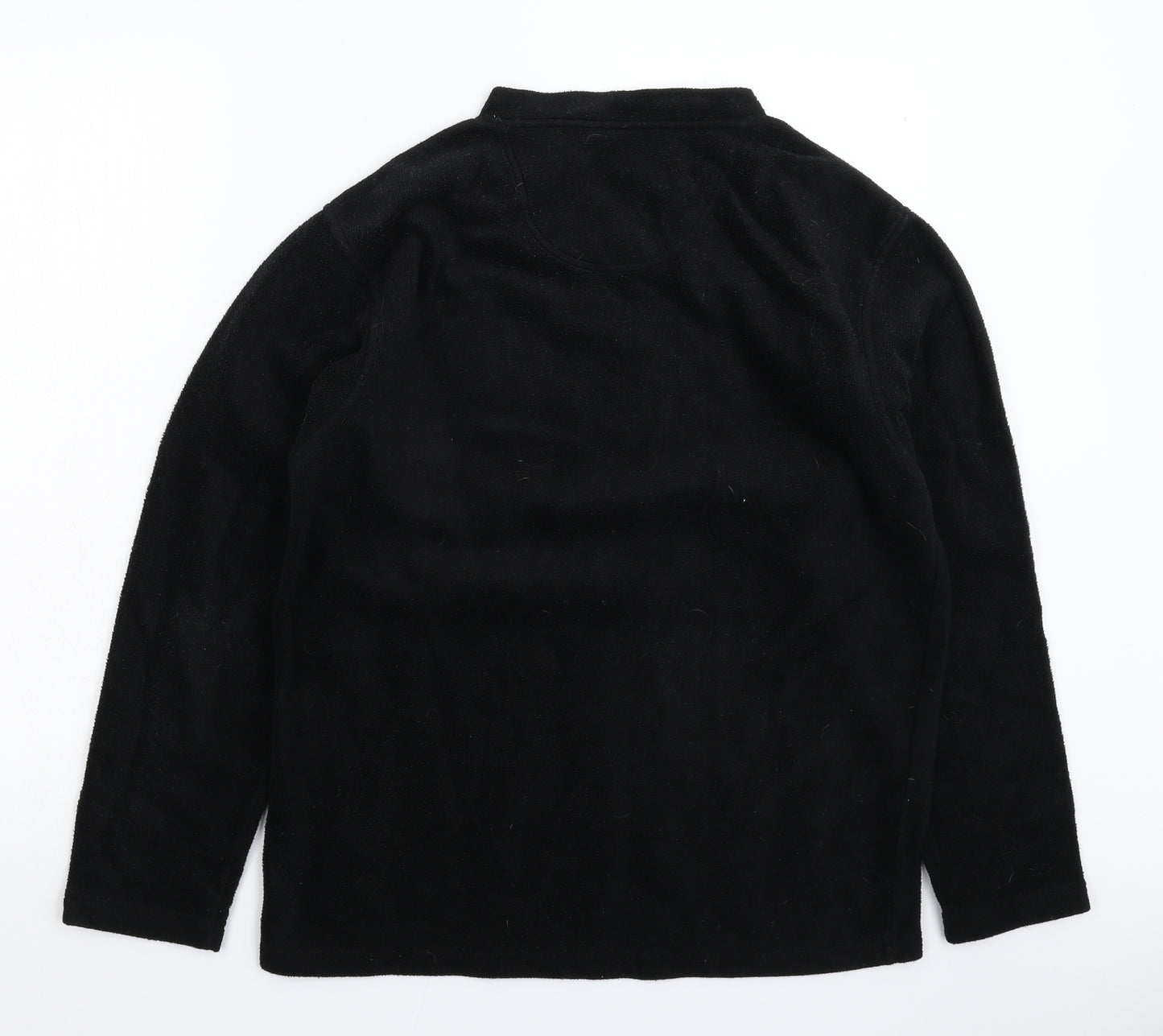 Reach Mens Black  Fleece Pullover Sweatshirt Size M