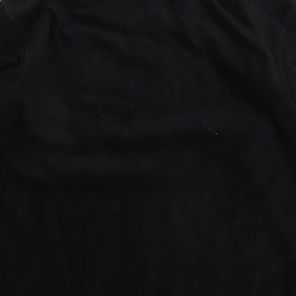 Reach Mens Black  Fleece Pullover Sweatshirt Size M