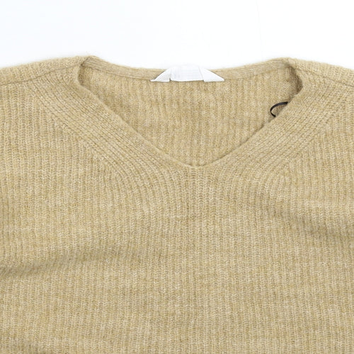 H&M Girls Beige  Knit Pullover Jumper Size 9-10 Years
