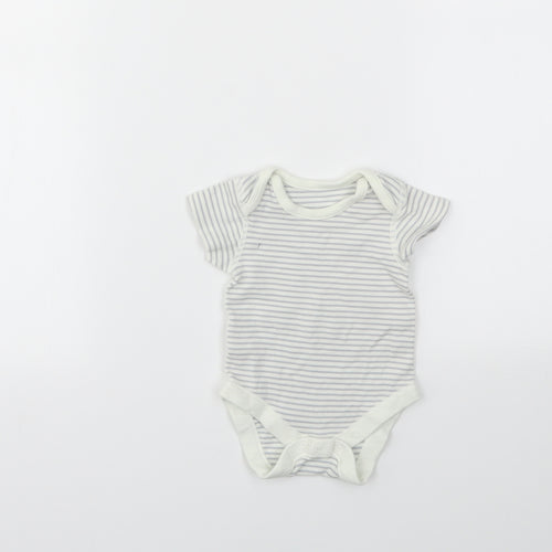 M&S Baby Grey Animal Print  Babygrow One-Piece Size 0-3 Months
