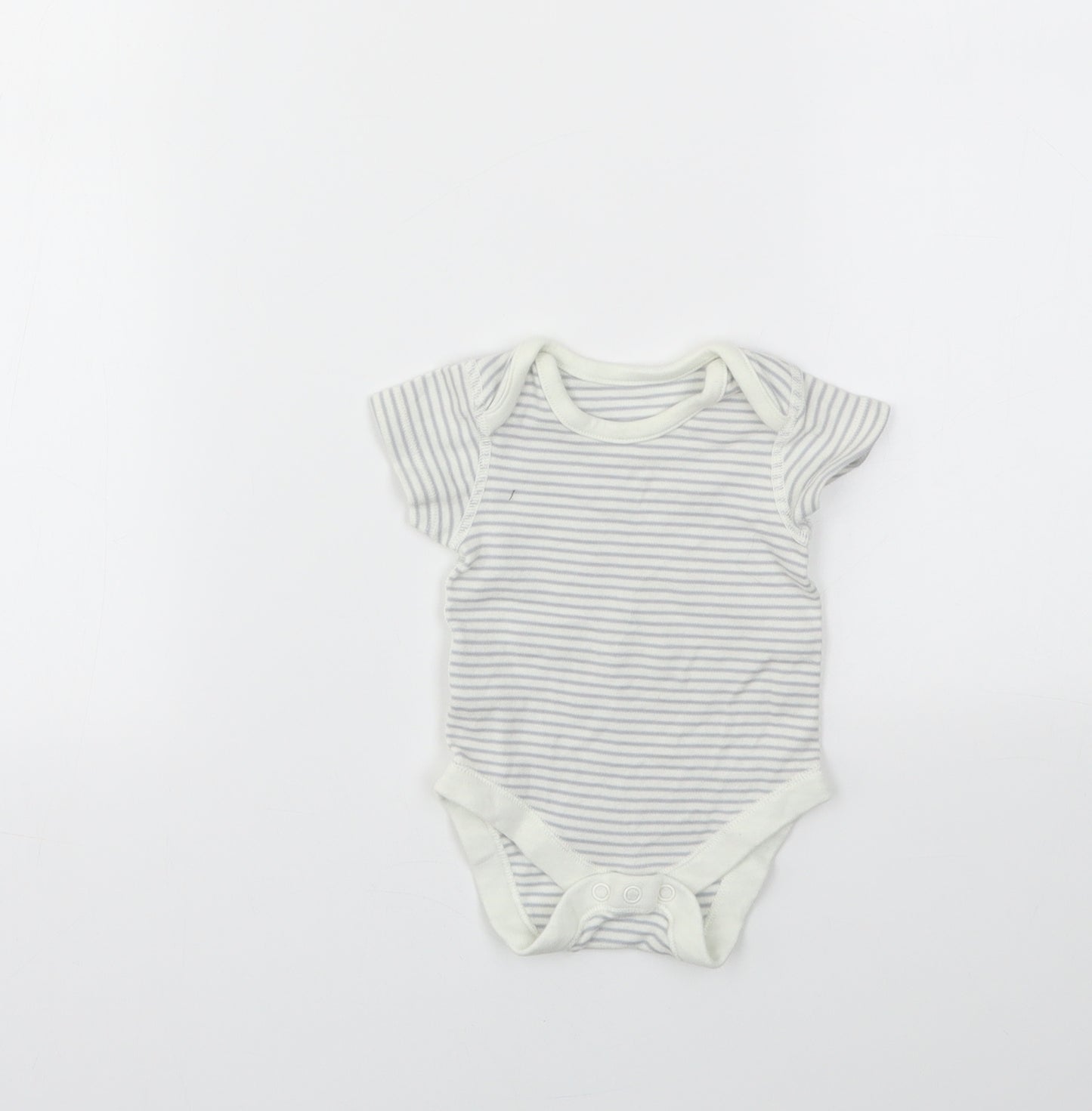 M&S Baby Grey Animal Print  Babygrow One-Piece Size 0-3 Months