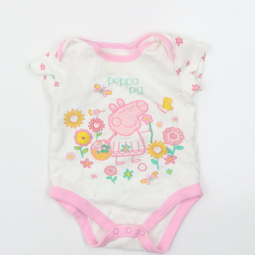 MY FIRST Baby White   Catsuit One-Piece Size 6-9 Months