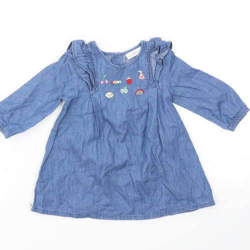 NEXT Girls Blue   Fit & Flare  Size 3-6 Months