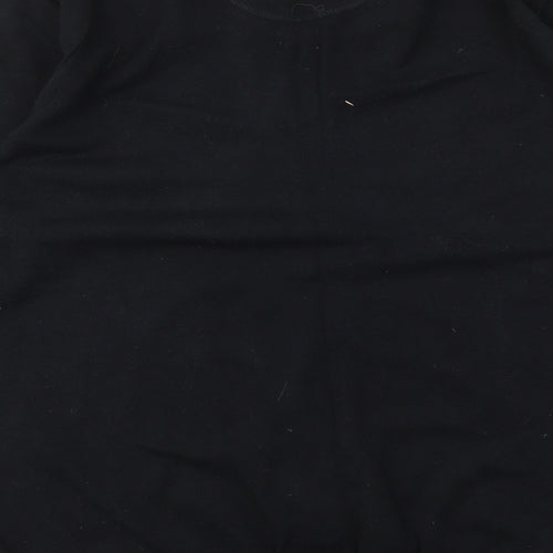 Aspen&Court Mens Black   Pullover Sweatshirt Size L