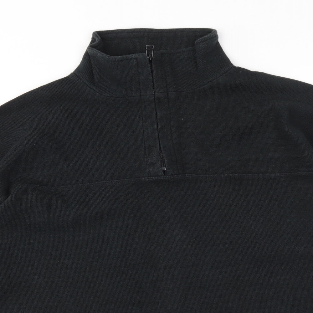 PETEROLEUM Mens Black   Pullover Jumper Size L