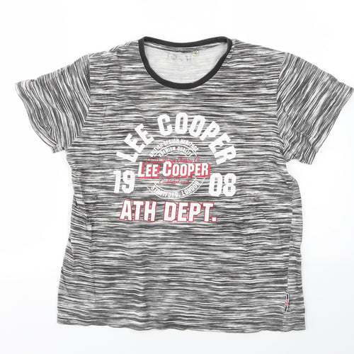 Lee Cooper Boys Grey   Basic T-Shirt Size 13 Years