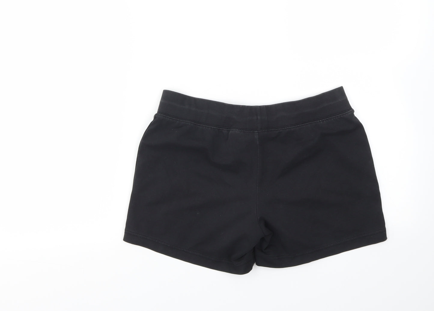 Nike Womens Black   Cut-Off Shorts Size M - stretch waistband