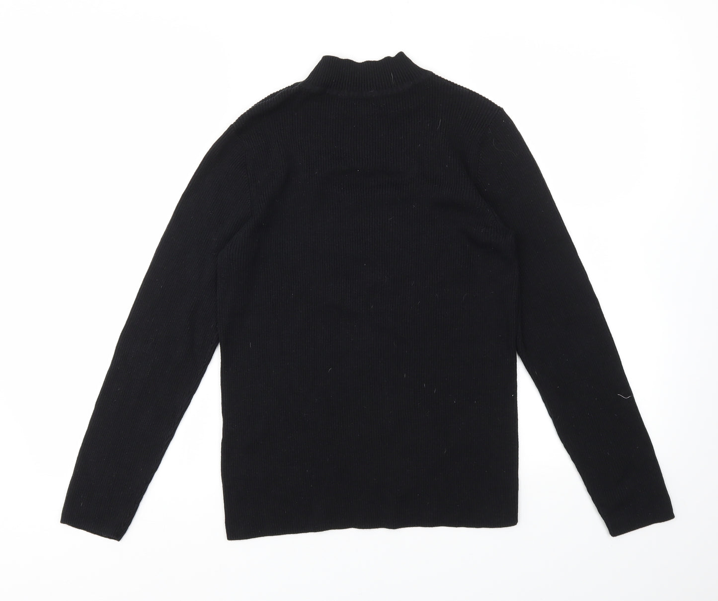 Lipsy Womens Black   Basic T-Shirt Size 16