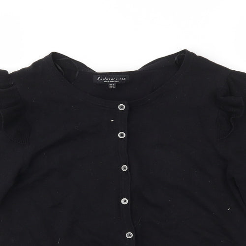 F&F Womens Black   Cardigan Jumper Size 10
