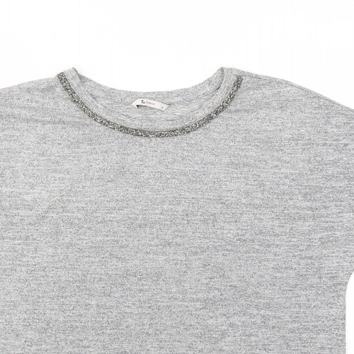 TU Womens Grey   Basic T-Shirt Size 12