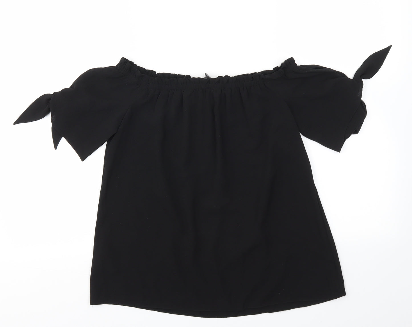 Dorothy Perkins Womens Black   Basic Blouse Size 8