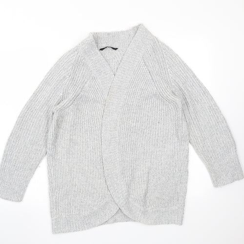 Select Womens Grey   Cardigan Jumper Size S