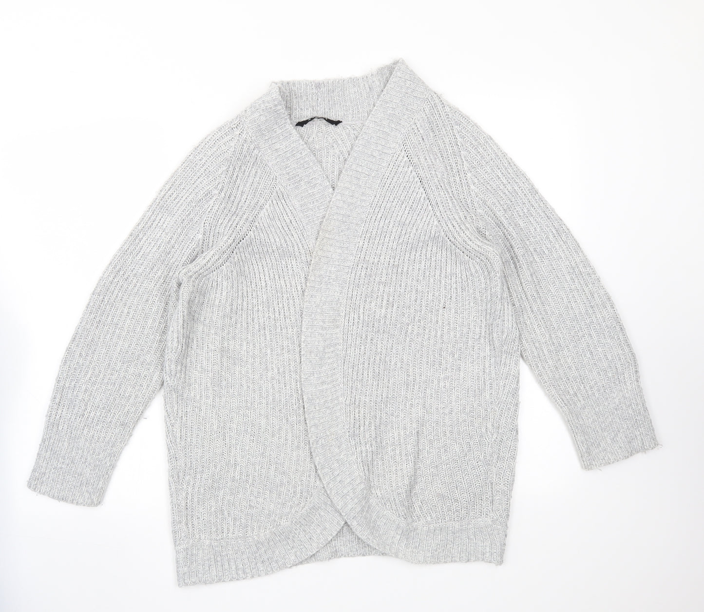 Select Womens Grey   Cardigan Jumper Size S