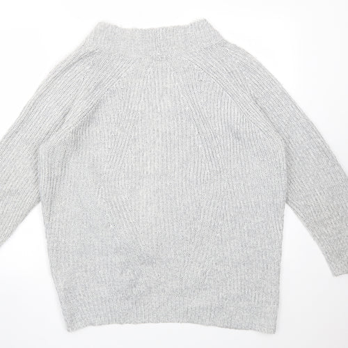Select Womens Grey   Cardigan Jumper Size S