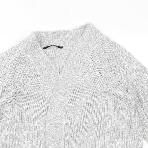Select Womens Grey   Cardigan Jumper Size S