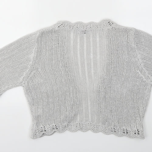 M&S Womens Grey   Cardigan Jumper Size L
