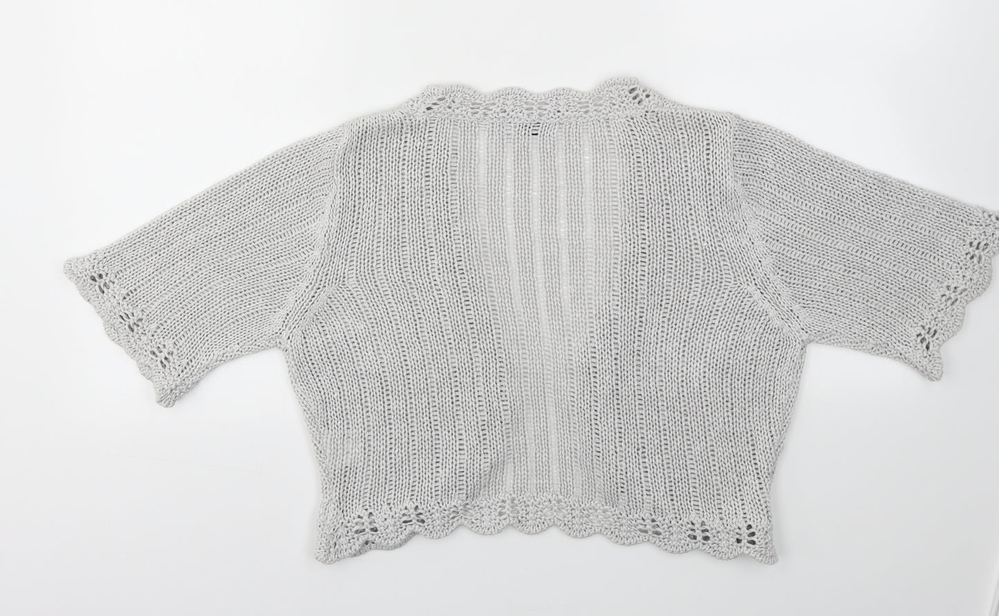 M&S Womens Grey   Cardigan Jumper Size L