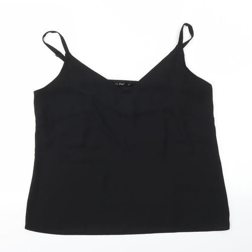 F&F Womens Black   Basic Blouse Size 16