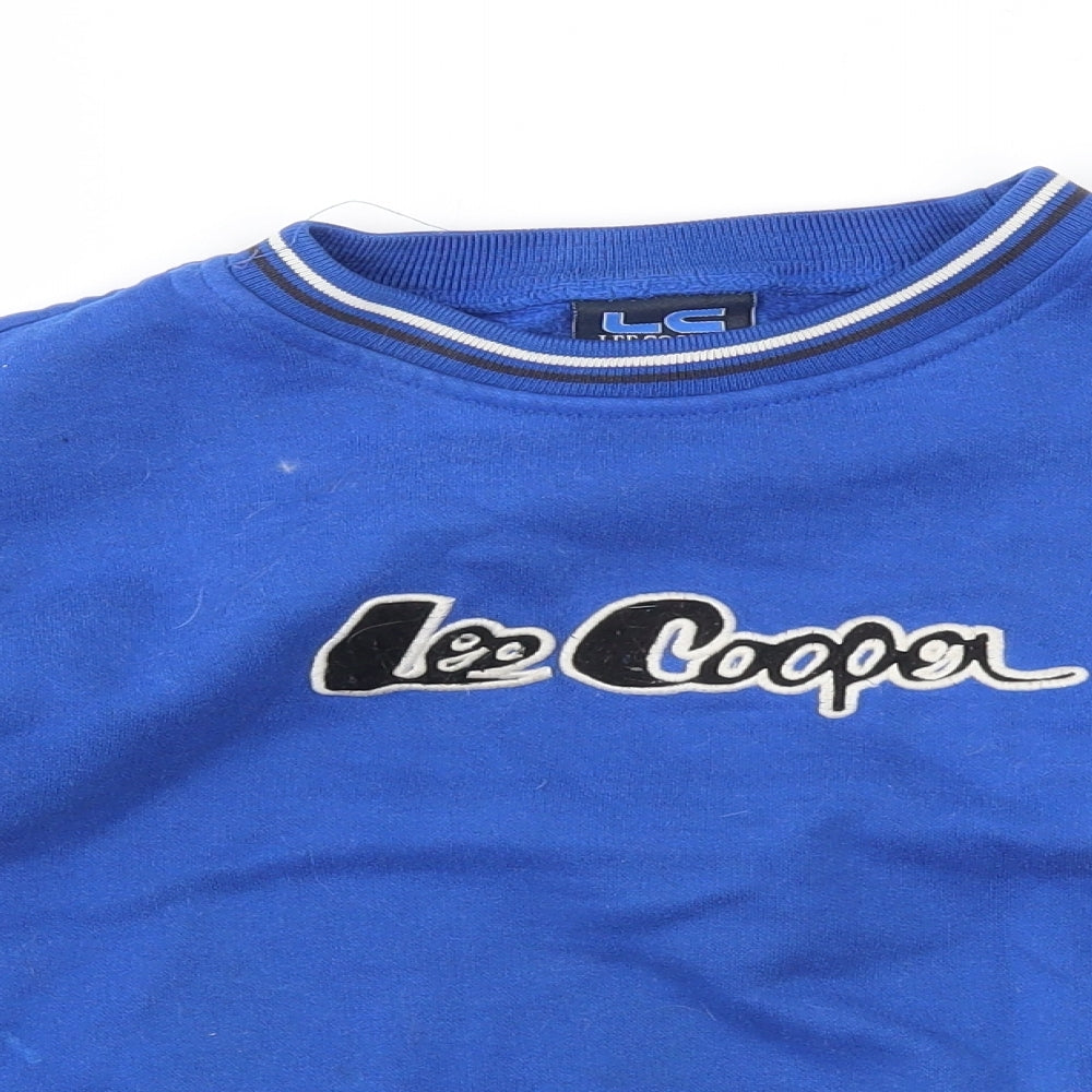 Lee Cooper Boys Blue   Pullover Jumper Size 10-11 Years