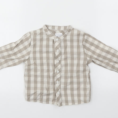 Disney Boys Multicoloured Check  Basic Tank Size 9-12 Months