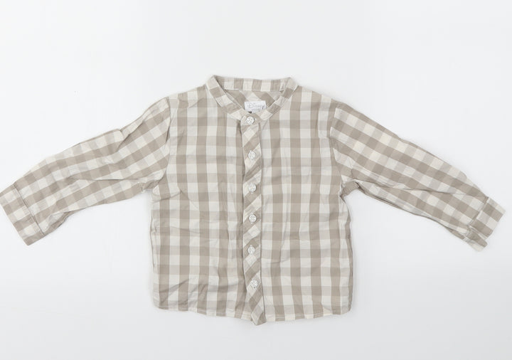 Disney Boys Multicoloured Check  Basic Tank Size 9-12 Months