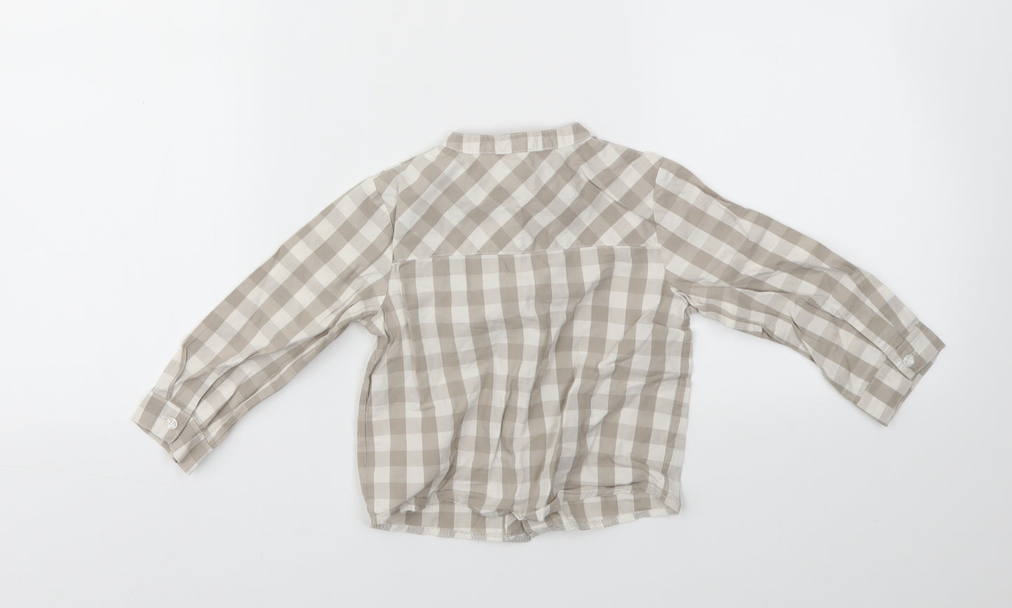 Disney Boys Multicoloured Check  Basic Tank Size 9-12 Months