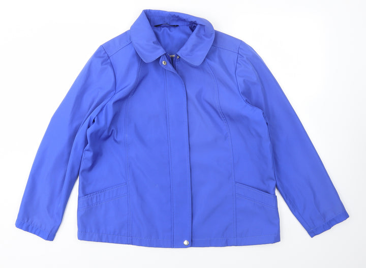 BM Womens Blue Jacket Coat Size M