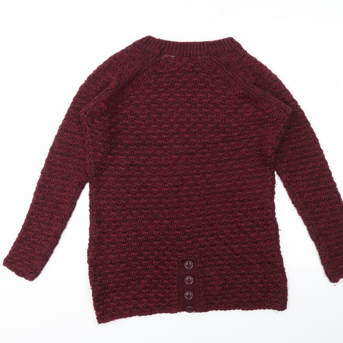 New Look Womens Red   Pullover Jumper Size S