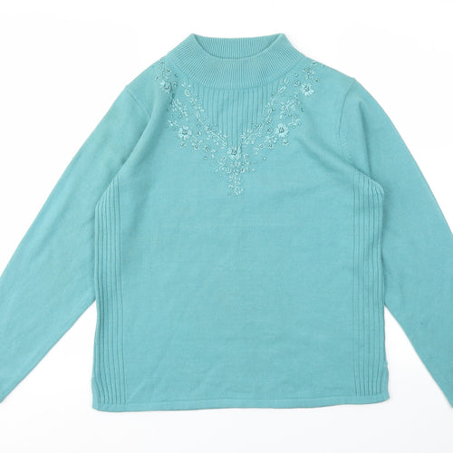 Ann Marie Womens Blue   Pullover Jumper Size M