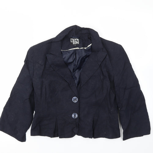 Debenhams Womens Blue   Jacket Blazer Size 12