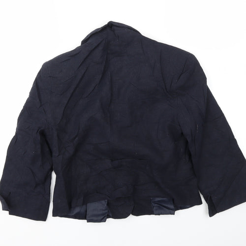 Debenhams Womens Blue   Jacket Blazer Size 12
