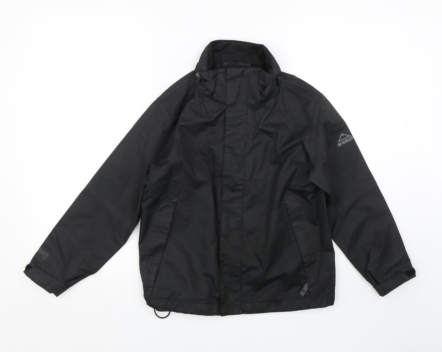 McKINLEY Boys Black   Rain Coat Coat Size 10 Years