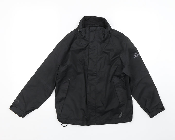 McKINLEY Boys Black   Rain Coat Coat Size 10 Years