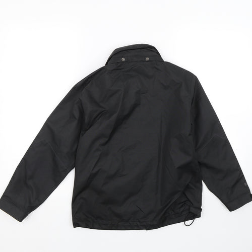 McKINLEY Boys Black   Rain Coat Coat Size 10 Years
