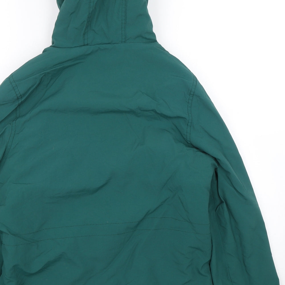 George Boys Green   Basic Coat Coat Size 11-12 Years