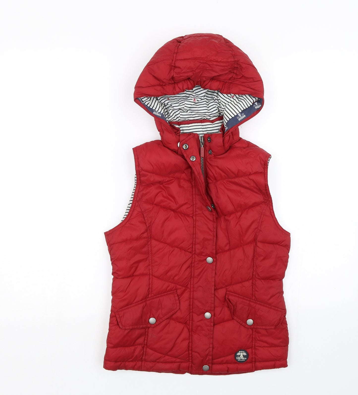 Barbour Girls Red   Gilet Coat Size L