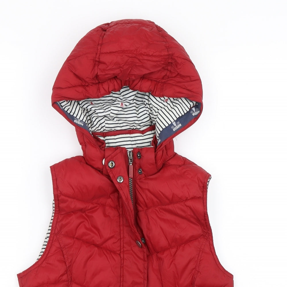 Barbour Girls Red   Gilet Coat Size L