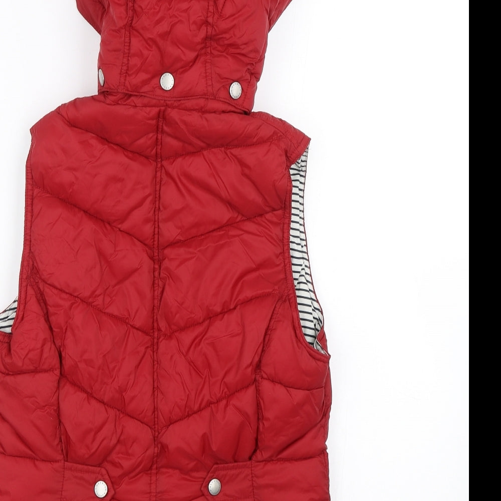 Barbour Girls Red   Gilet Coat Size L