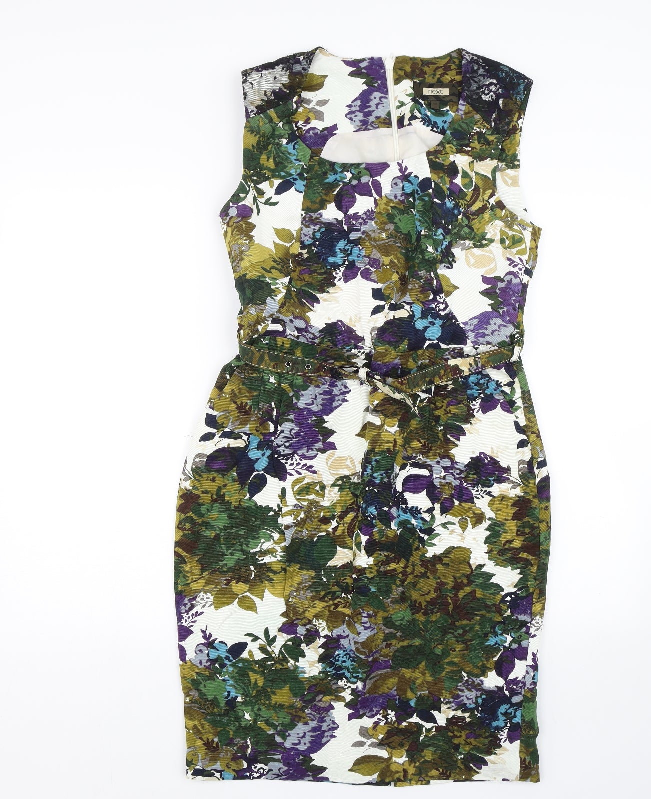 NEXT Womens Multicoloured Floral  Tank Dress  Size 12