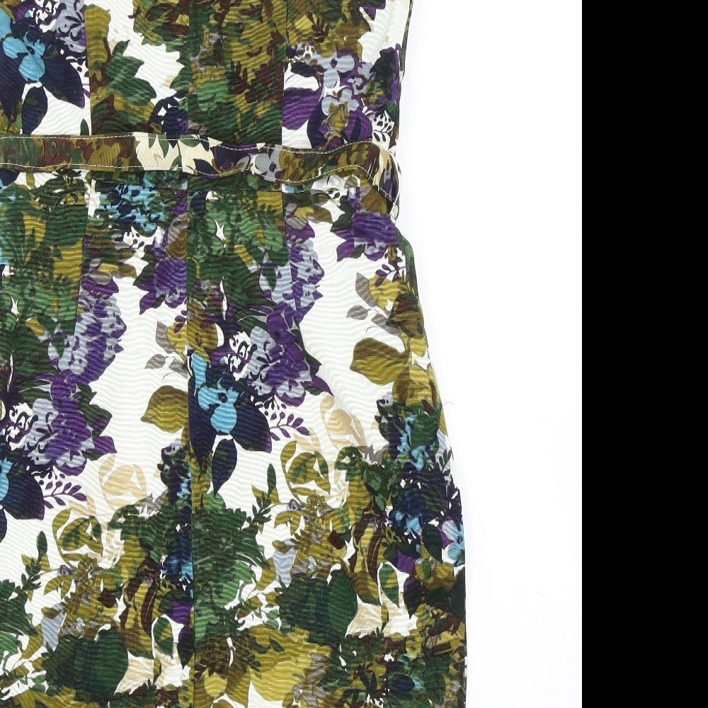 NEXT Womens Multicoloured Floral  Tank Dress  Size 12