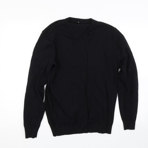 Very Mens Black   Pullover Jumper Size L