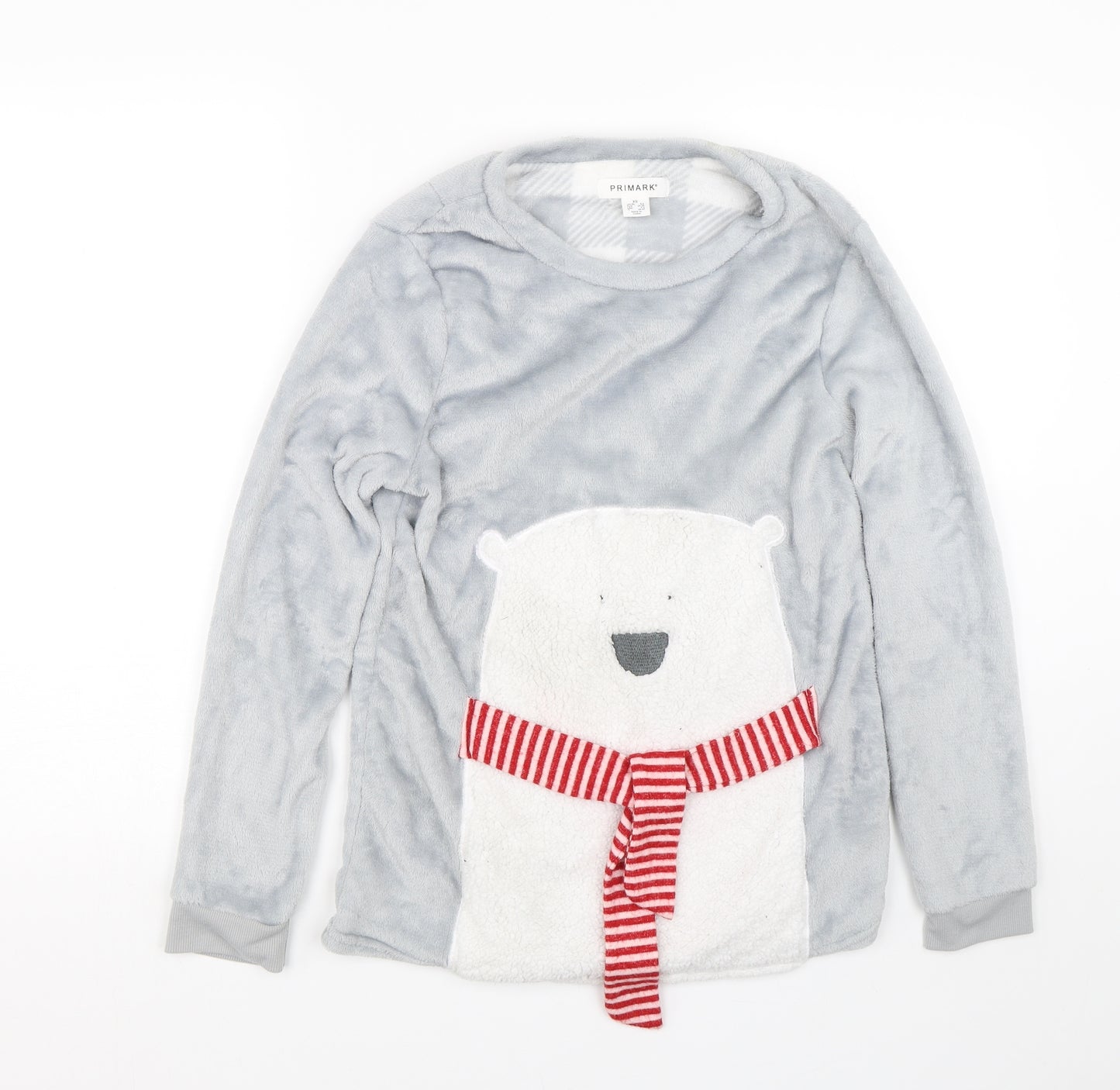 Love to lounge Womens Grey   Top Pyjama Top Size XS  - Polar Bear